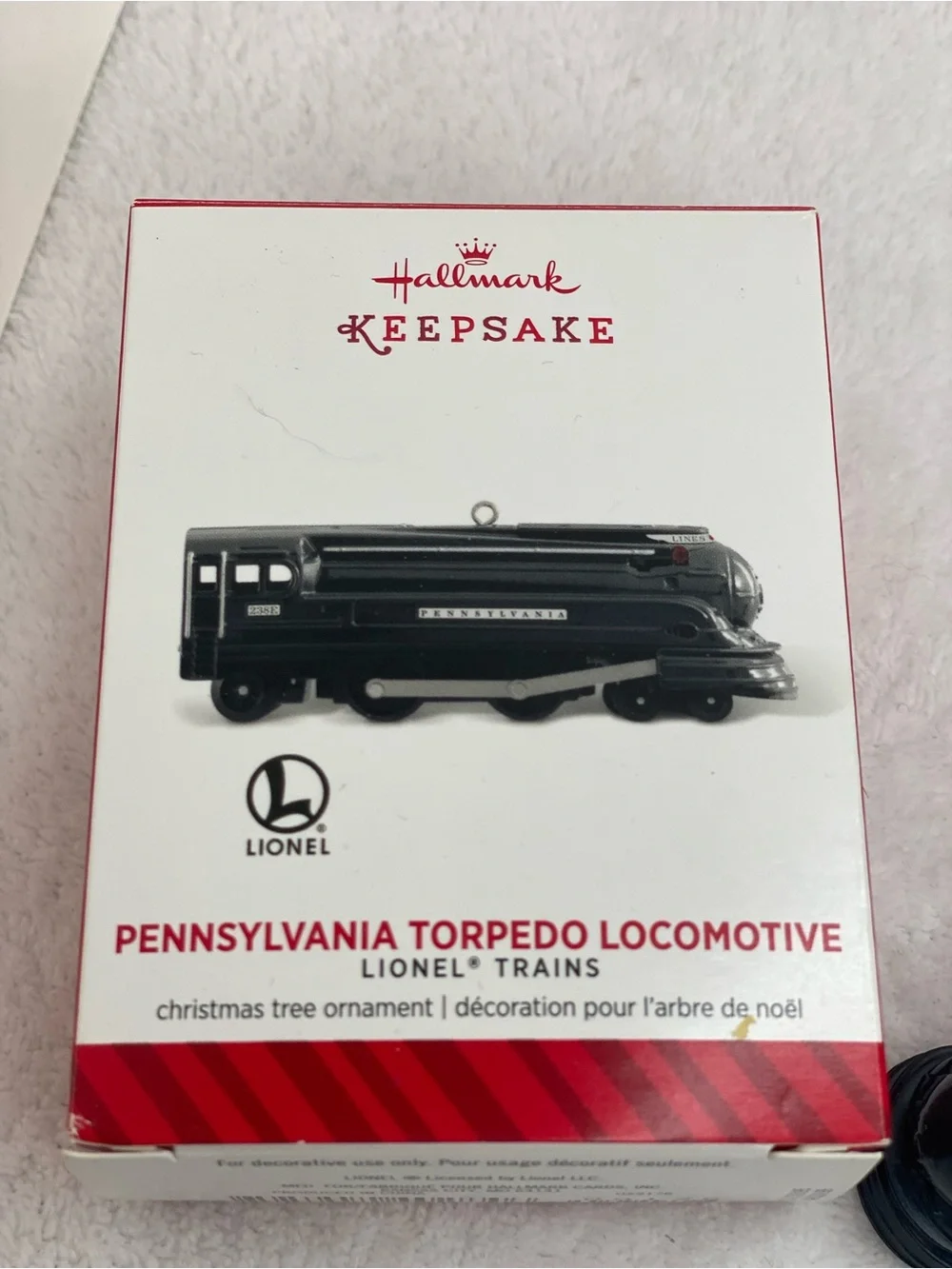 Hallmark Keepsake 2014 Lionel Pennsylvania Torpedo Locomotive Ornament Train